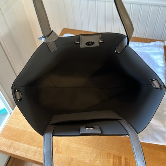 MICHAEL KORS HAYLEY GREY HANDBAG WITH SHOULDER STRAP - Picture 6 of 9